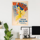 Poster Français : Vin Mariani, Vin Tonique Françai (Bureau à domicile)