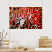 Poster France, Alsace, Colmar. Marché de Noël (Cuisine)