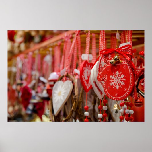 Poster France, Alsace, Colmar. Marché de Noël (Devant)