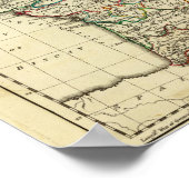 Poster France avec frontières (Coin)