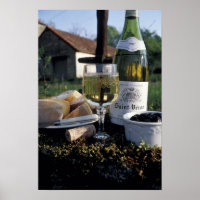 France, Bourgogne, Chablis. Vin local et