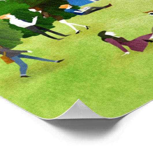 Poster France colorée (Coin)