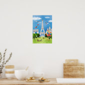 Poster France colorée (Cuisine)