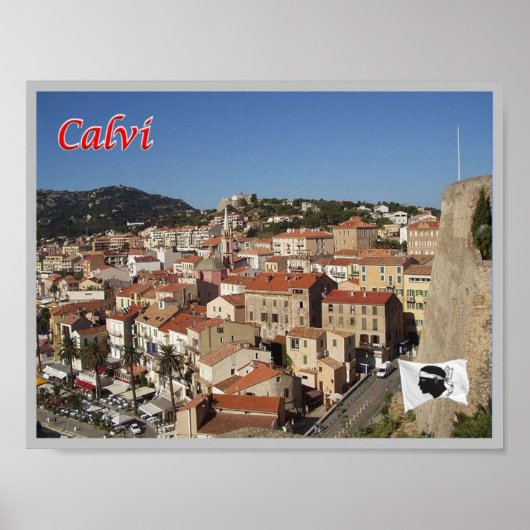 Poster France - Corse - Calvi - (Devant)