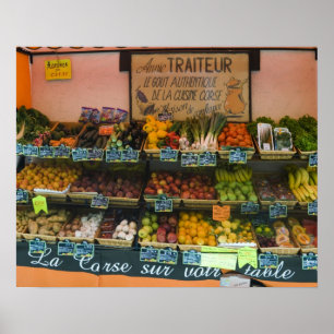 Poster France, Corse. Le Goût Authentique Corse