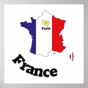 Poster France, France, Francia