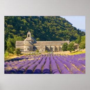 Poster France, Gordes. monastère cistercien de