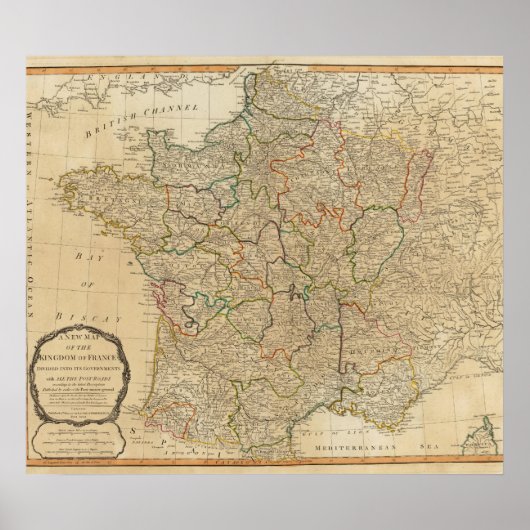 Poster France, gouvernements (Devant)