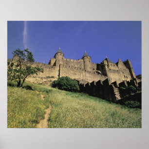 Poster FRANCE, Languedoc Carcassonne