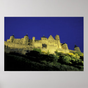 Poster FRANCE, Languedoc Carcassonne 2