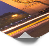 Poster France, Paris, Arc de Triomphe au crépuscule. (Coin)