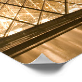 Poster France, Paris. Le Louvre au crépuscule. Crédit 2 (Coin)