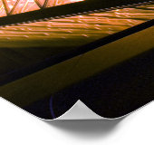 Poster France, Paris. Le musée du Louvre au crépuscule. 2 (Coin)