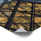 Poster France, Paris, le musée du Louvre et la Pyramide, (Coin)