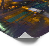 Poster France, Paris. Tour Eiffel au crépuscule (Coin)