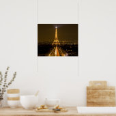 Poster France, Paris. Vue nocturne de la Tour Eiffel (Cuisine)