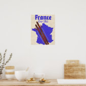 Poster France Pour Skier (Cuisine)