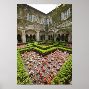 Poster France, Provence, St. Remy-de-Provence. Jardin