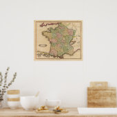 Poster France, provinces (Cuisine)