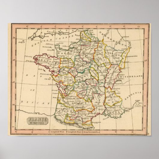 Poster France, provinces (Devant)