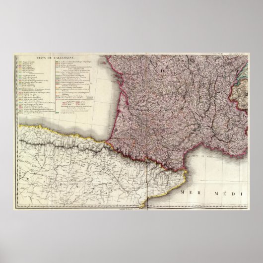 Poster France Sud-Ouest (Devant)