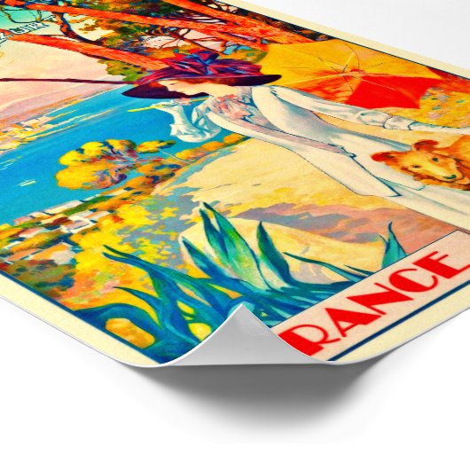 Poster France vintage (Coin)