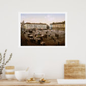 Poster France vintage, Capitole de Toulouse (Cuisine)