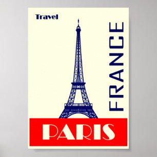 Poster France Vintage voyage