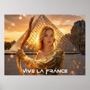 POSTER FRANCE - VIVE LA FRANCE