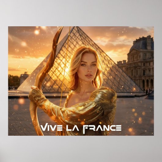 POSTER FRANCE - VIVE LA FRANCE (Devant)