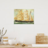 Poster France, voilier Belem 1902 (Cuisine)