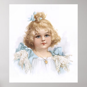 Poster Frances Brundage - Portrait d'une jeune fille