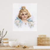 Poster Frances Brundage - Portrait d'une jeune fille (Cuisine)