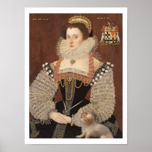 Poster Frances Clinton, Lady Chandos (1552-1623) 1579 (oi