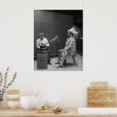 Poster Frances Densmore Enregistrement audio Blackfoot Ch (Cuisine)