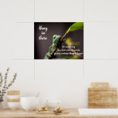 Poster Frances Hodgson Burnett, caméléon (Cuisine)