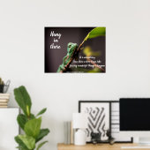 Poster Frances Hodgson Burnett, caméléon (Bureau à domicile)
