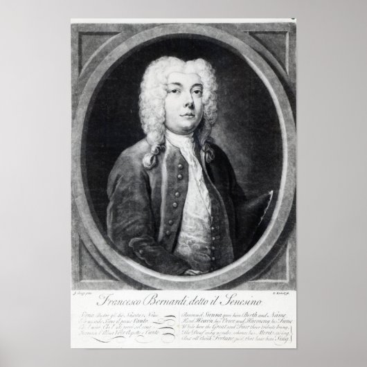 Poster Francesco Bernardi Senesino (Devant)