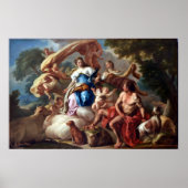 Poster Francesco de Mura Juno (Héra) engage Io à Argus (Devant)