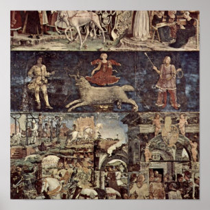 Poster Francesco del Cossa - Triumph de Minerva