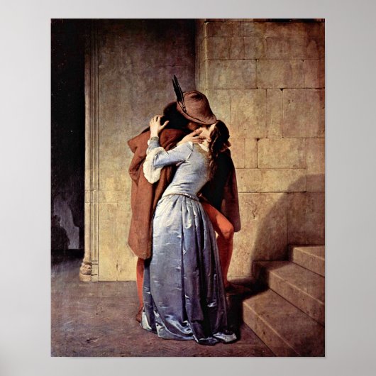 Poster Francesco Hayez - Le Kiss (Devant)