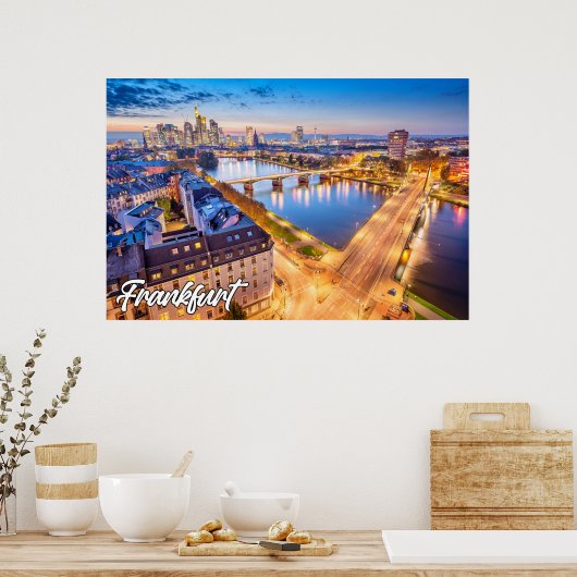 Poster Francfort, Allemagne (Cuisine)