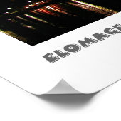 Poster Francfort la nuit (Coin)