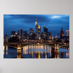 Poster Francfort-sur-le-Main Allemagne