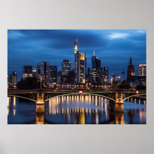 Poster Francfort-sur-le-Main Allemagne