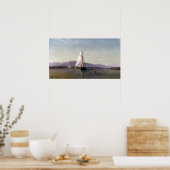 Poster Francis Augustus Silva L'Hudson à Tappan Zee (Cuisine)