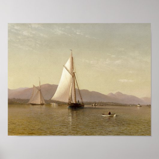 Poster Francis Augustus Silva - L'Hudson au Tappan (Devant)