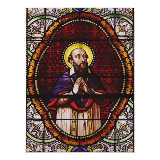 Poster Francis de Sales Evêque de Genève (Devant)