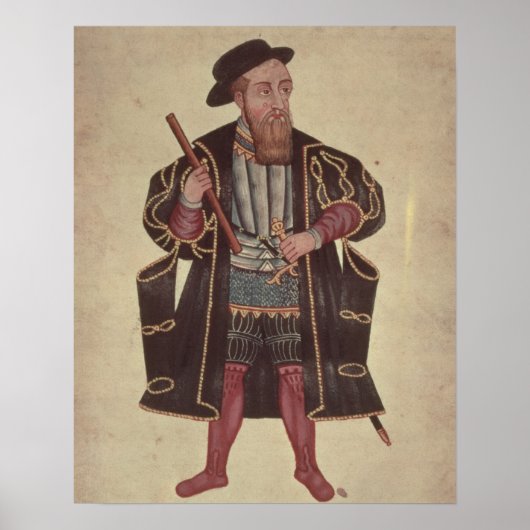 Poster Francisco de Almeida, illustration (Devant)