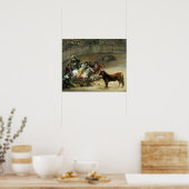 Poster Francisco de Goya Bullfight, Suerte de Varas (Cuisine)